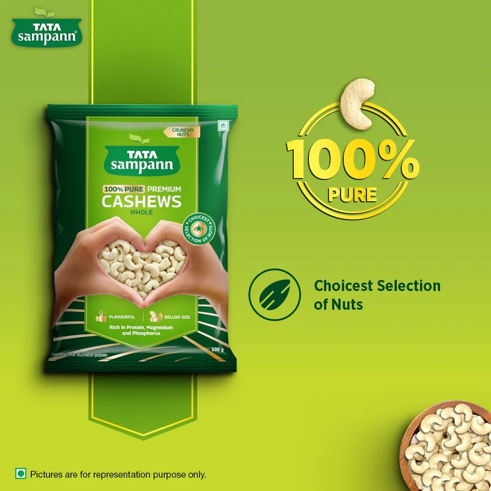 Premium Cashews | 100% Pure | Rich in Protein, Magnesium, Phosphorus | Deluxe Size - Image 4