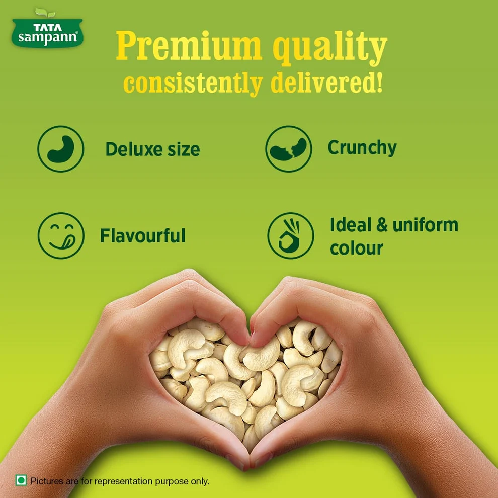 Premium Cashews | 100% Pure | Rich in Protein, Magnesium, Phosphorus | Deluxe Size - Image 3