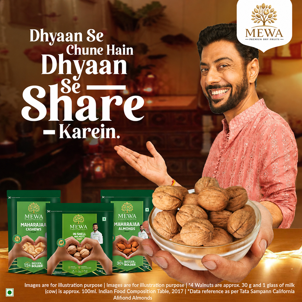 Inshell Walnuts, Akhrot | Rich in Protein, Dietary Fibre & Magnesium - Image 2